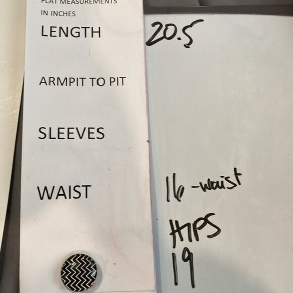 Melanie Lyne white and black pencil skirt size large - Picture 12 of 12